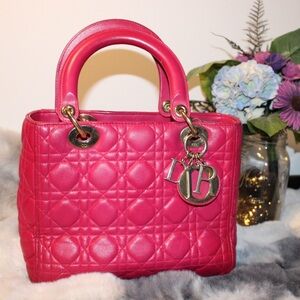[USED] Dior Lady Bag in PINK